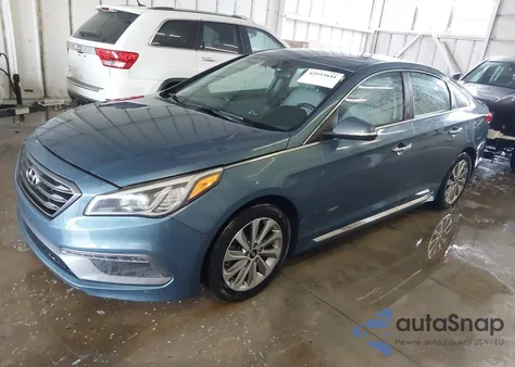2015 Hyundai Sonata Sport z USA, uszkodzony, nr VIN 5NPE34AF4FH079420